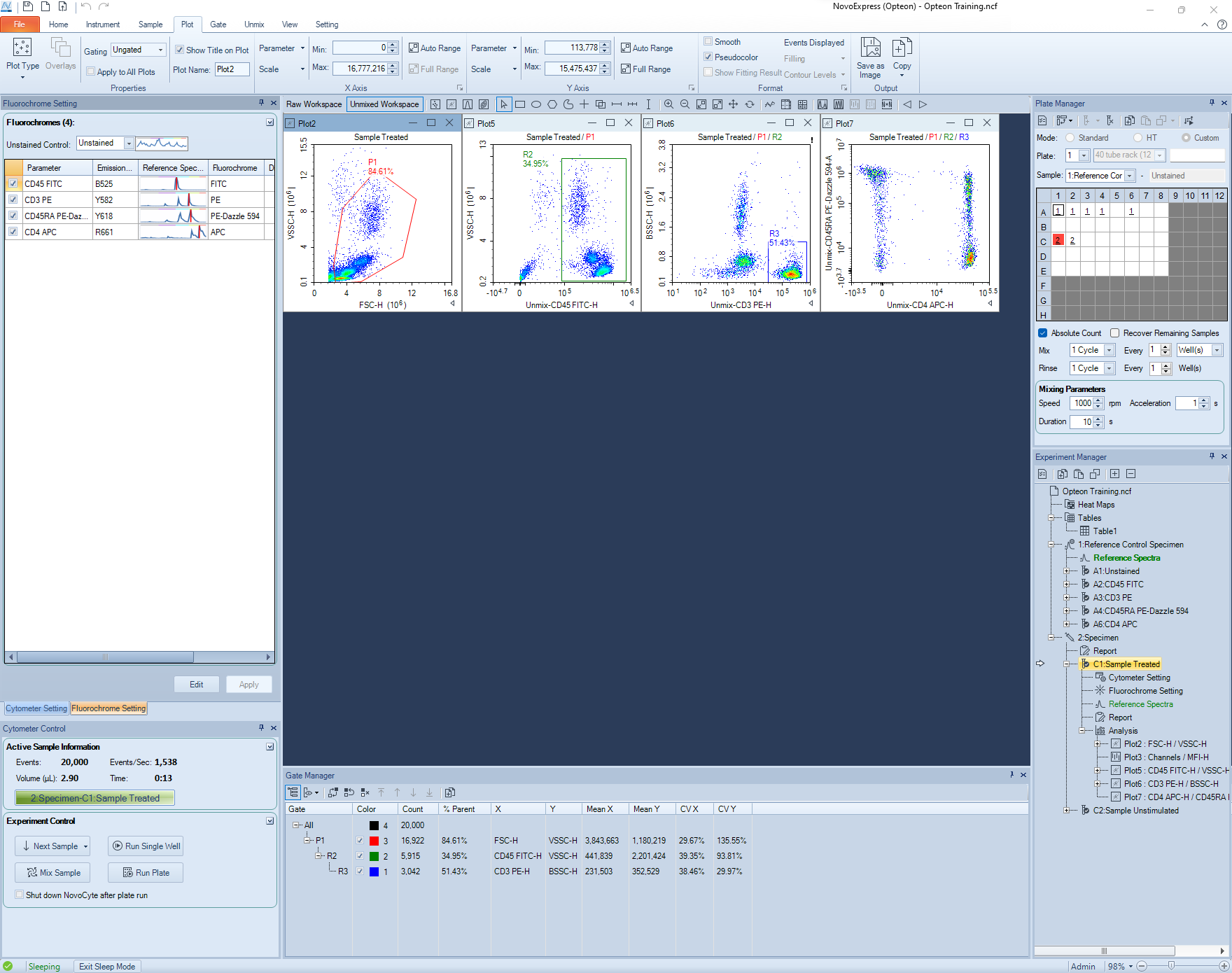Unmixed Workspace ...