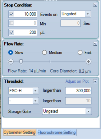 Set Flow rate Slow ...